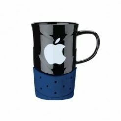 14 Oz. Ceramic Silicone Base Mug -Dugout Mugs Sales Shop Black Navy LG PR KM4902 2