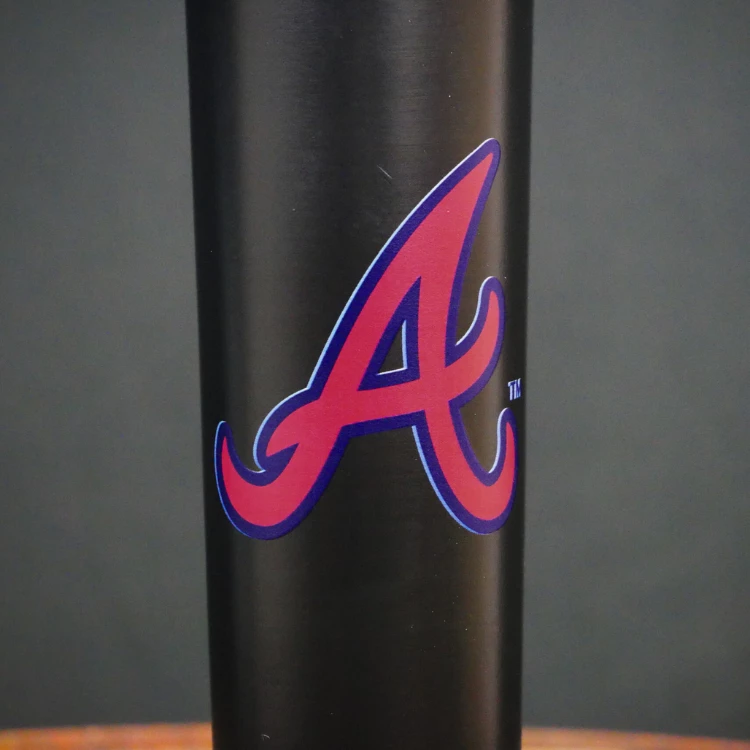 Atlanta Braves Black Dugout Mug® | Baseball Bat Mug 2 Atlanta Braves Black Dugout Mug® | Baseball Bat Mug - Image 2