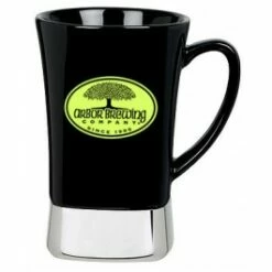 12 Oz. Ceramic & Stainless Steel Mug