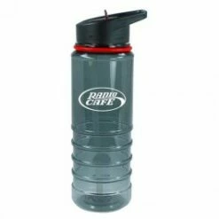 25 Oz Aquapuree BPA Free Water Bottle -Dugout Mugs Sales Shop Clear Red SA PR PBFR99 2