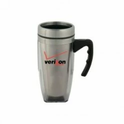16 Oz. Square Bottom Mug 7 16 Oz. Square Bottom Mug -Dugout Mugs Sales Shop Clear Silver LG PR KM6200 2