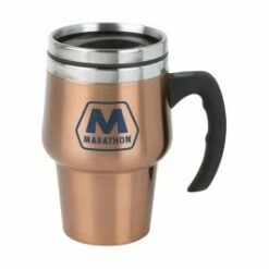 14 Oz Roadster Copper Finish Travel Mug