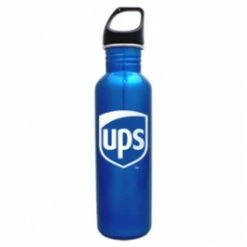 26 Oz Excursion Stainless Steel Water Bottle 13 26 Oz Excursion Stainless Steel Water Bottle -Dugout Mugs Sales Shop Electric Blue black PR PR WB12084SS XX 2 1