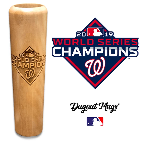 Washington Nationals World Series Championship Bat Mug - Dugout Mugs® 3 Washington Nationals World Series Championship Bat Mug - Dugout Mugs® - Image 3