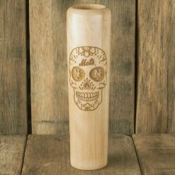 New York Mets Sugar Skull Dugout Mug® | Baseball Bat Mug