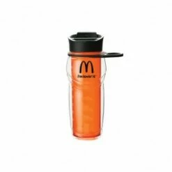 20 Oz. Hinged Hook Water Bottle -Dugout Mugs Sales Shop Orange Black LG PR KW1200 2