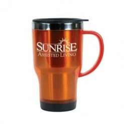 18 Oz Fresno Stainless Liner Coffee Mug -Dugout Mugs Sales Shop Orange SA PR PM344 2