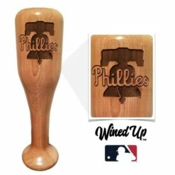 Philadelphia Phillies Wined Up®| Baseball Bat Wine Mug -Dugout Mugs Sales Shop Phillies wined up