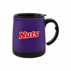 15 Oz. Microwaveable Poly Mug -Dugout Mugs Sales Shop Purple Black LG PR KM5100 2