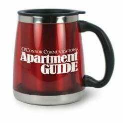 16 Oz Oxford Stainless Liner Coffee Mug 6 16 Oz Oxford Stainless Liner Coffee Mug -Dugout Mugs Sales Shop Red SA PR PM155 2