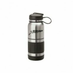34 Oz. Stainless Steel Flip Top Water Bottle 5 34 Oz. Stainless Steel Flip Top Water Bottle -Dugout Mugs Sales Shop Silver Black LG PR KW3400 2
