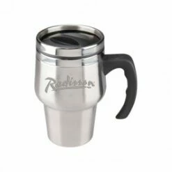 14 Oz. Engraved Stainless Steel Roadster Travel Mug