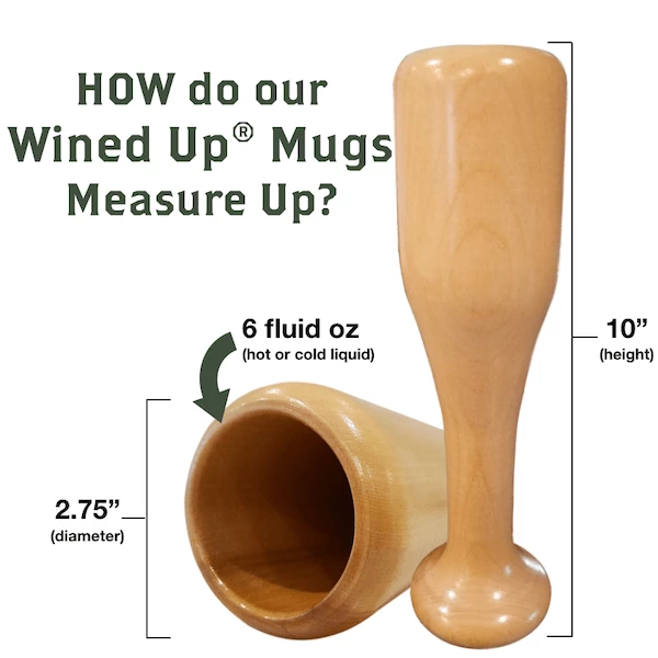 Washington Nationals Wined Up® | Baseball Bat Wine Mug 8 Washington Nationals Wined Up® | Baseball Bat Wine Mug - Image 8