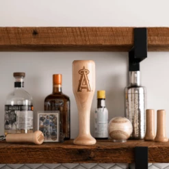 Los Angeles Angels Wined Up® | Baseball Bat Wine Mug -Dugout Mugs Sales Shop baseball bat wine glass anaheim angels A display
