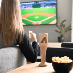 Arizona Diamondbacks "A" Wined Up® | Baseball Bat Wine Mug -Dugout Mugs Sales Shop baseball bat wine glass arizona diamondbacks A living room