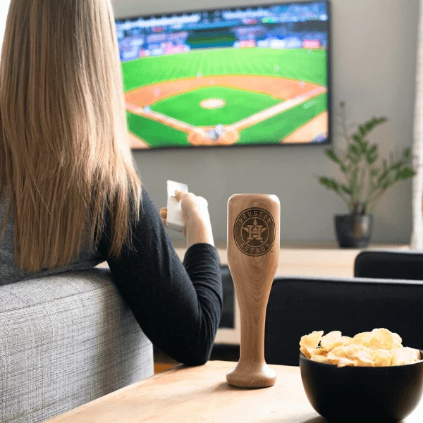 Houston Astros Wined Up® | Baseball Bat Wine Mug 6 Houston Astros Wined Up® | Baseball Bat Wine Mug - Image 6