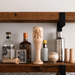 New York Yankees "NY" Wined Up® | Baseball Bat Wine Mug 15 New York Yankees "NY" Wined Up® | Baseball Bat Wine Mug -Dugout Mugs Sales Shop baseball bat wine glass new york yankees NY Display