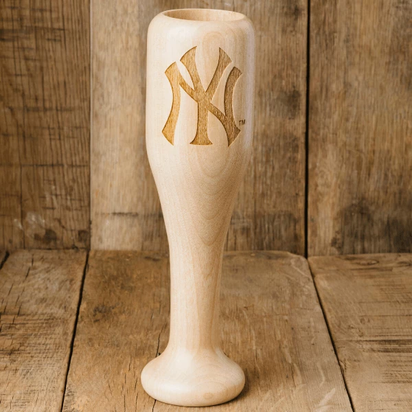 New York Yankees "NY" Wined Up® | Baseball Bat Wine Mug 1 New York Yankees "NY" Wined Up® | Baseball Bat Wine Mug