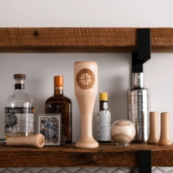 Seattle Mariners Wined Up® - Baseball Bat Wine Mug -Dugout Mugs Sales Shop baseball bat wine glass seattle mariners circle display