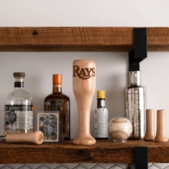 Tampa Bay Rays Wined Up® | Baseball Bat Wine Mug -Dugout Mugs Sales Shop baseball bat wine glass tampa bay rays display