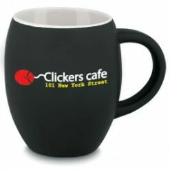 15 Oz. Matte Barrel Ceramic Coffee Mug