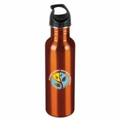 24 Oz. Stainless Steel Kona Water Bottle -Dugout Mugs Sales Shop burnt orange NW PR 45795 2 1