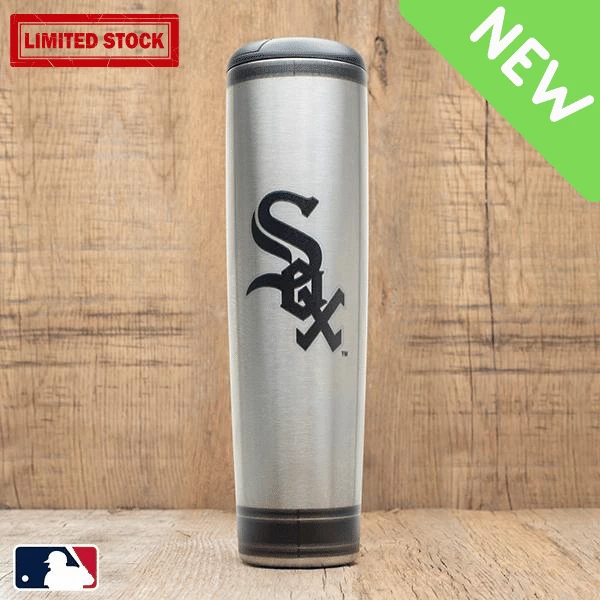 Chicago White Sox Metal Dugout Mug | Stainless Steel Baseball Bat Mug 1 Chicago White Sox Metal Dugout Mug | Stainless Steel Baseball Bat Mug