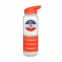 25 Oz Tritan Rubber Grip Water Bottle -Dugout Mugs Sales Shop clear orange PR PR WBF530 XX 2