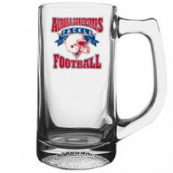 13 Oz Football Glass Sport Mug - Full Color