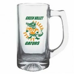 13 Oz Basketball Glass Sport Mug