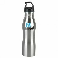 22 Oz. Stainless Steel Contour Water Bottle