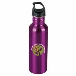 24 Oz. Stainless Steel Kona Water Bottle -Dugout Mugs Sales Shop purple NW PR 45795 2
