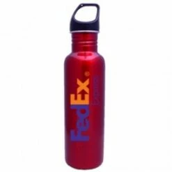 26oz Excursion Stainless Steel Water Bottle - Full Color -Dugout Mugs Sales Shop red black PR P4 WB12084SS XX FCP 2