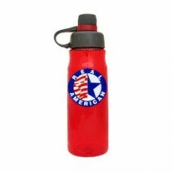 28 Oz Tritan Oasis Water Bottle - Full Color -Dugout Mugs Sales Shop red gray PR P4 WBF265 XX FCP 2