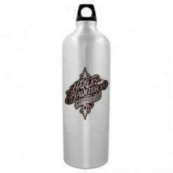 32oz Sport Flask Aluminum Water Bottle - Full Color -Dugout Mugs Sales Shop silver black PR P4 WB1000AL XX FCP 2