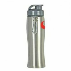 28 Oz Single-Wall Curved Sports Bottle -Dugout Mugs Sales Shop silver gray AT PR DW5030 2