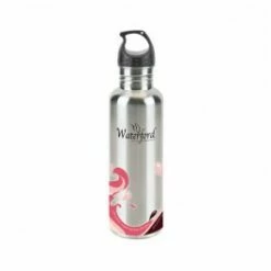 25 Oz. Stainless Wave Water Bottle -Dugout Mugs Sales Shop silver pink sw pr st2009 2 1
