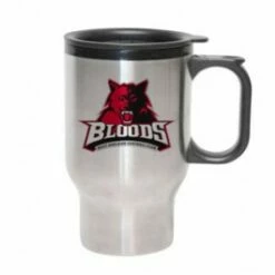 16 Oz Plastic Lined Stainless Steel Bullet Travel Mug - Full Color