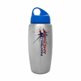 28 Oz Brushed Steel Wide Mouth Water Bottle - Full Color 2 28 Oz Brushed Steel Wide Mouth Water Bottle - Full Color - Image 2