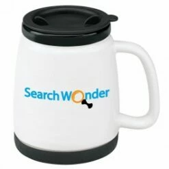 18 Oz. Ceramic Travel Coffee Mug